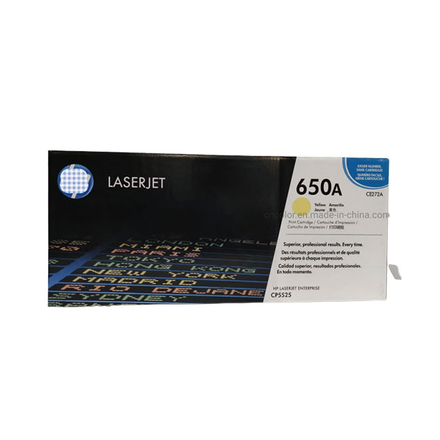 Original compatível com cartucho de toner HP Ce270A Ce271A Ce272A Ce273A 650A