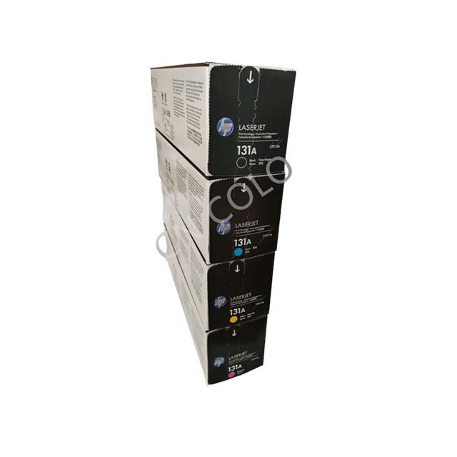 Cartucho de toner HP Laserjet original preto 131A CF210A, CF211A, CF212A, CF213A