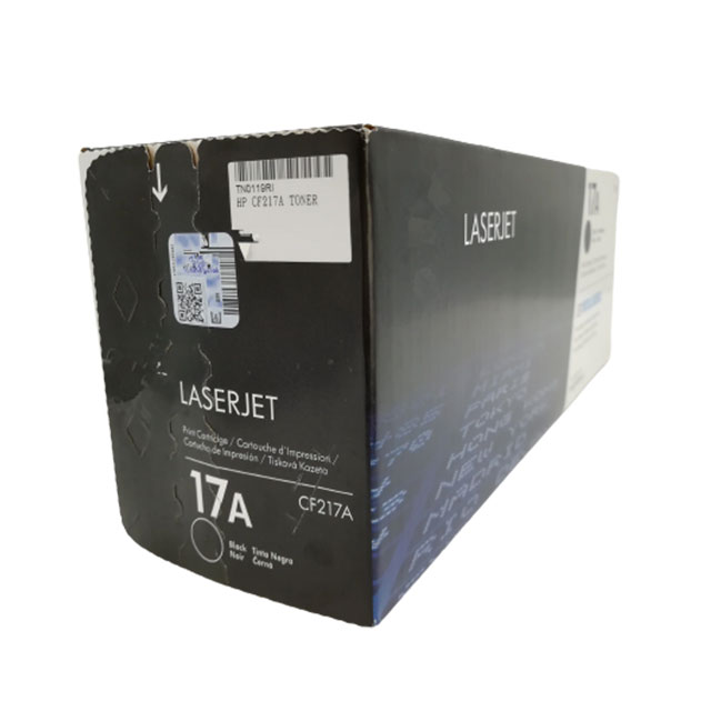 Cartucho de toner preto CF217A original genuíno para HP